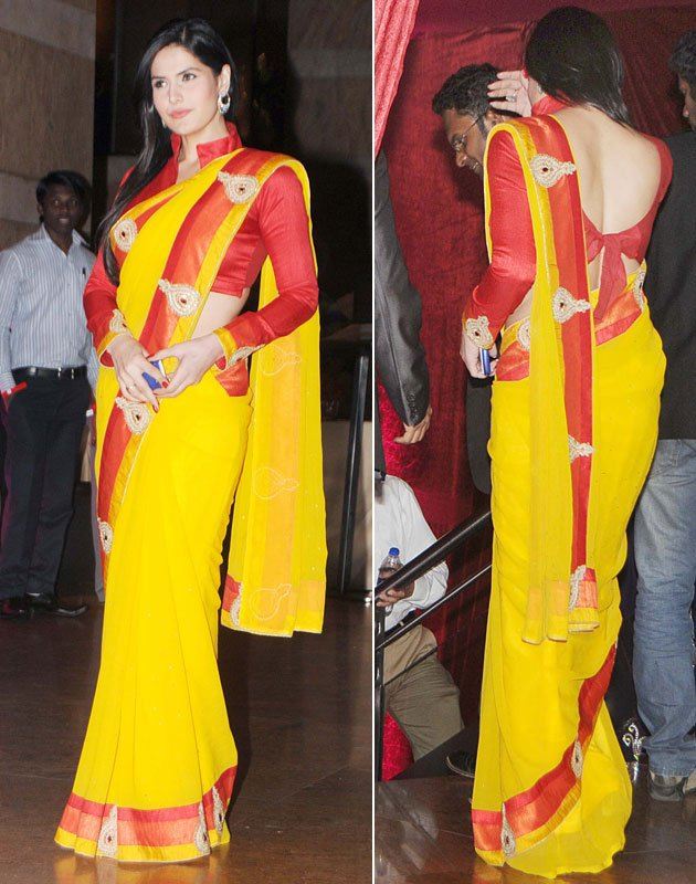 party wear celebrity saree